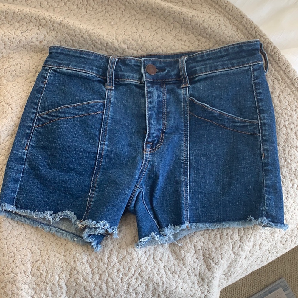 ae denim shorts